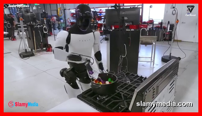 រូបភាពទាក់ទងនឹង Elon Musk "Tesla Bot Gen 3 Will Become Waiter", Optimus Complex Tasks Ready? (2)